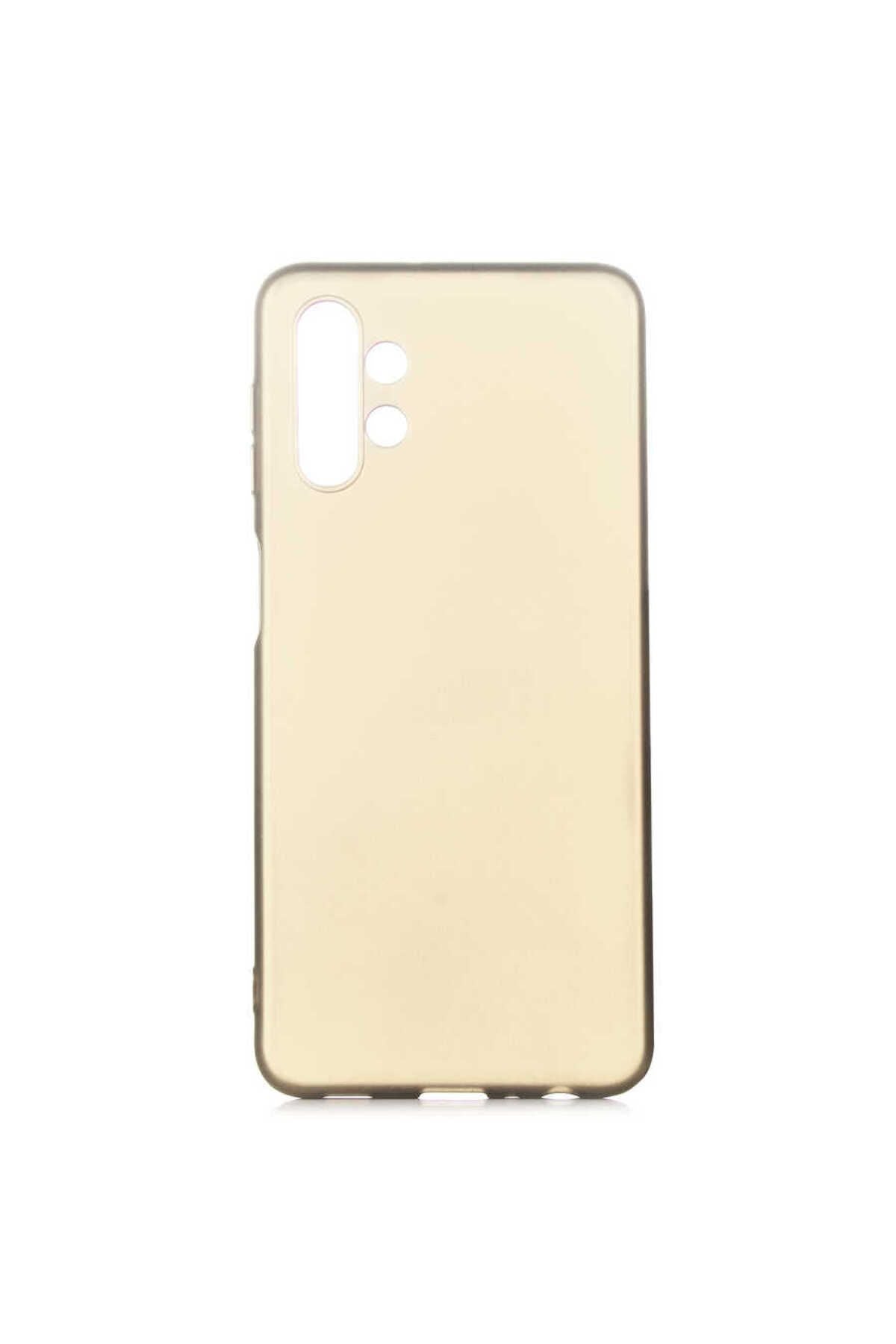 Galaxy A13 4G Kılıf Zore Premier Silikon Kapak - Gold