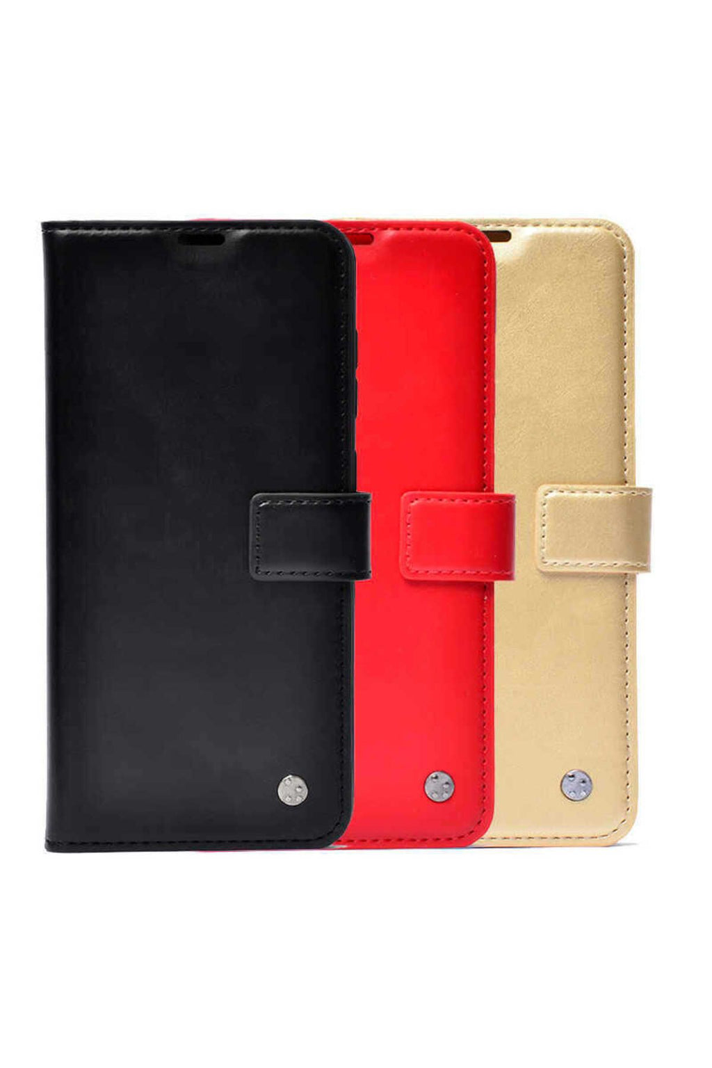 Galaxy A03 Kılıf Zore Kar Deluxe Kapaklı Kılıf - Siyah