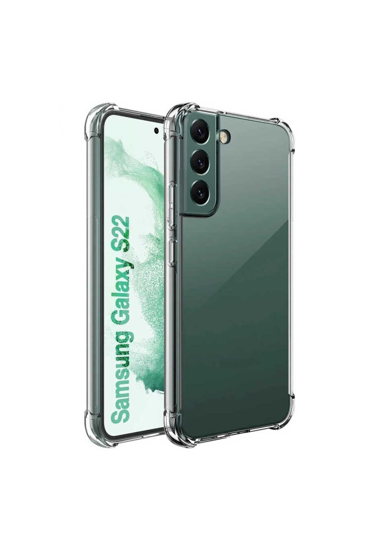 Uyumlu Galaxy S22 Plus Kılıf Kamera Korumalı Nitro Anti Shock Silikon
