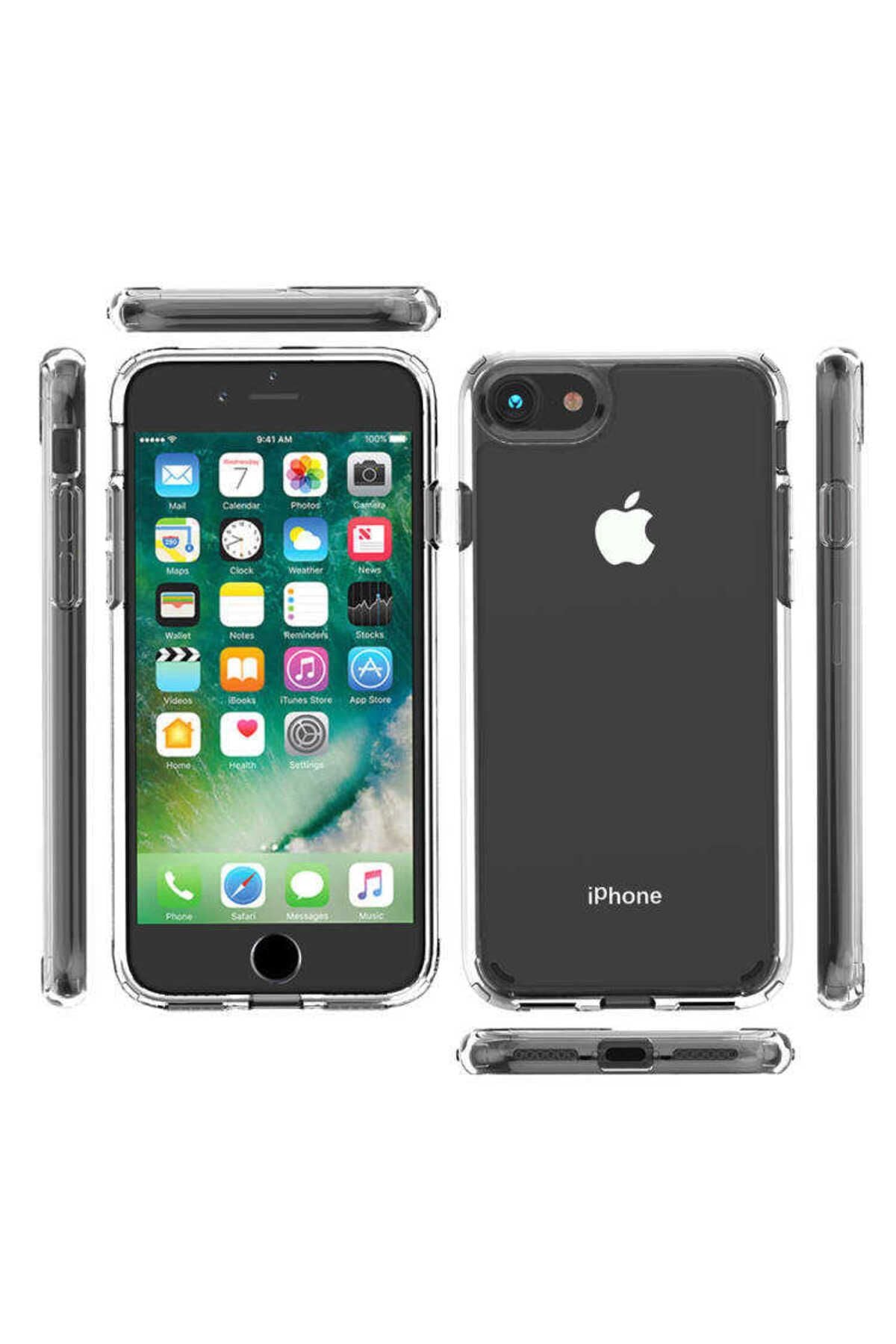 iPhone SE 2022 Uyumlu Zore Coss Kılıf-Renksiz