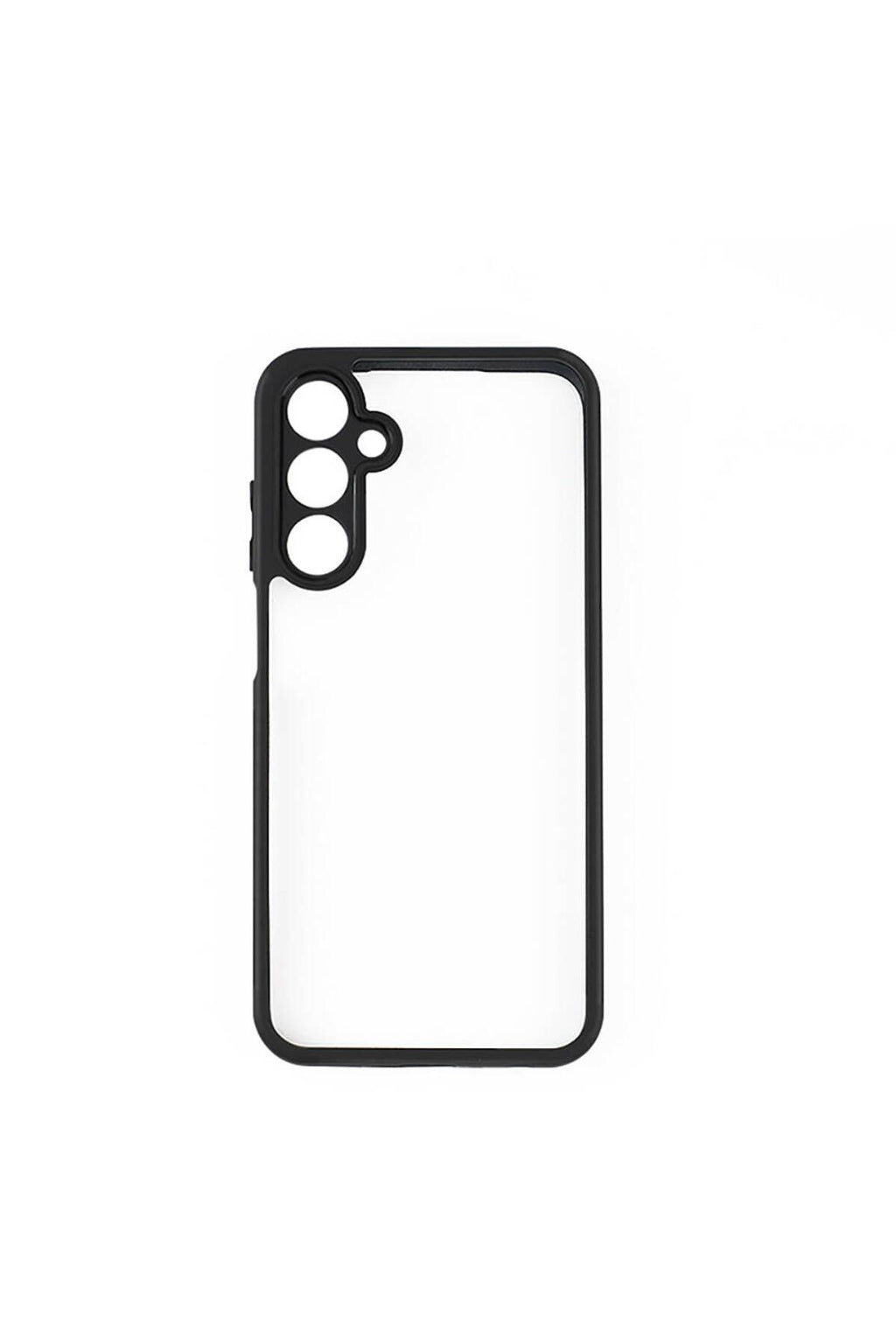 Galaxy A25 Kılıf Kamera Korumalı Şeffaf Arka Yüzey Zore New Roll Kapak - Siyah