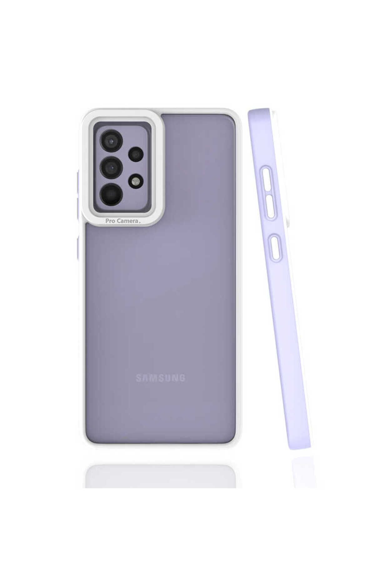 Galaxy A52 Kılıf Zore Mima Kapak - Lila