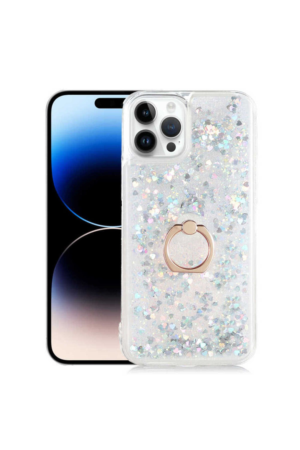 iPhone 14 Pro Uyumlu Zore Milce Kılıf-Gümüş