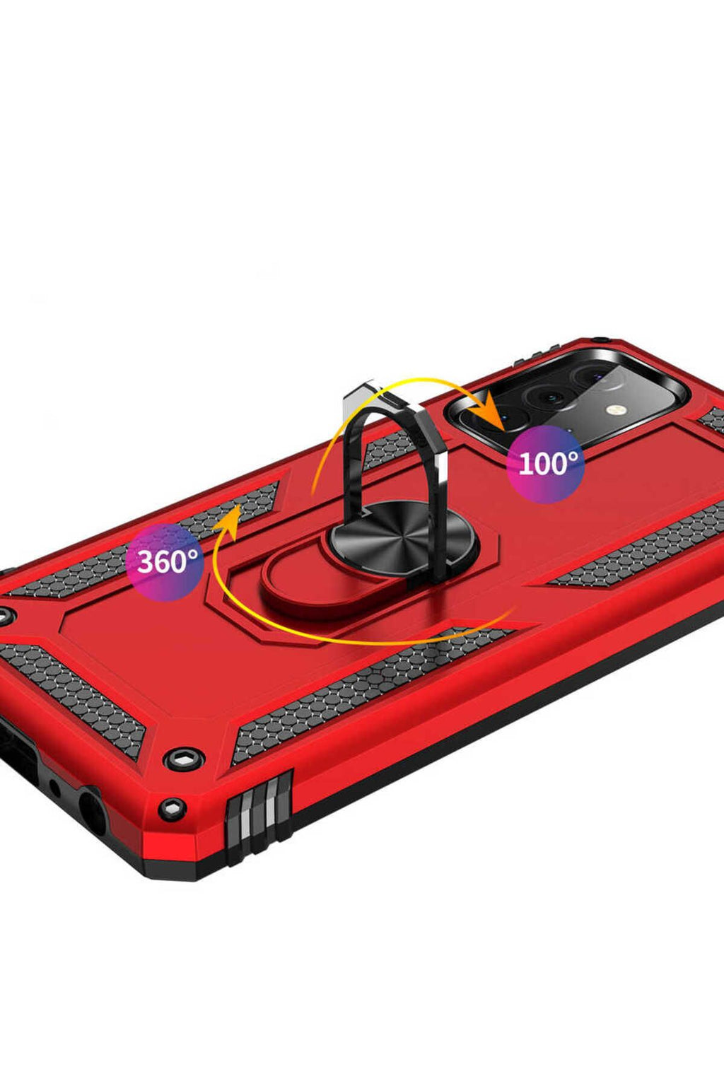 Galaxy A52 Kılıf Zore Vega Kapak - Gold