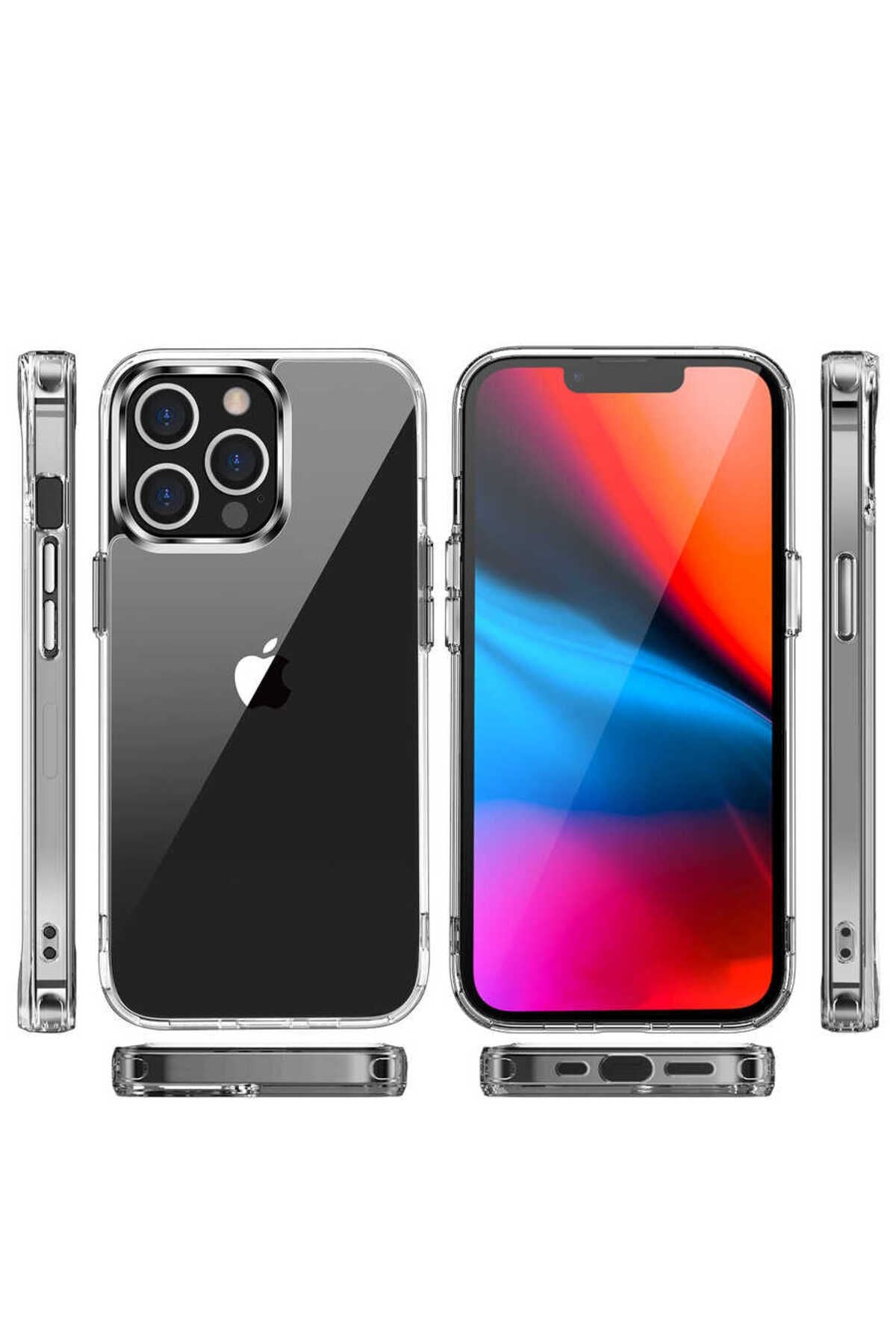 iPhone 14 Pro Uyumlu Zore Forst Kılıf-Renksiz