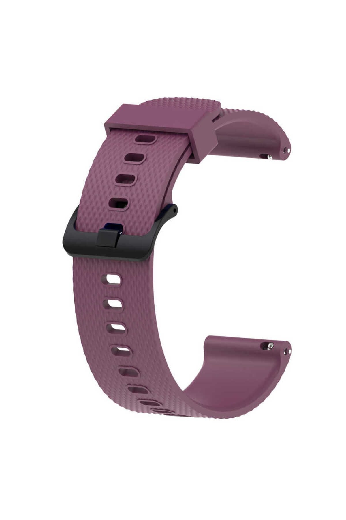 Galaxy Watch Active 2 44mm KRD-46 20mm Uyumlu Kordon-mrm-Koyu Mor