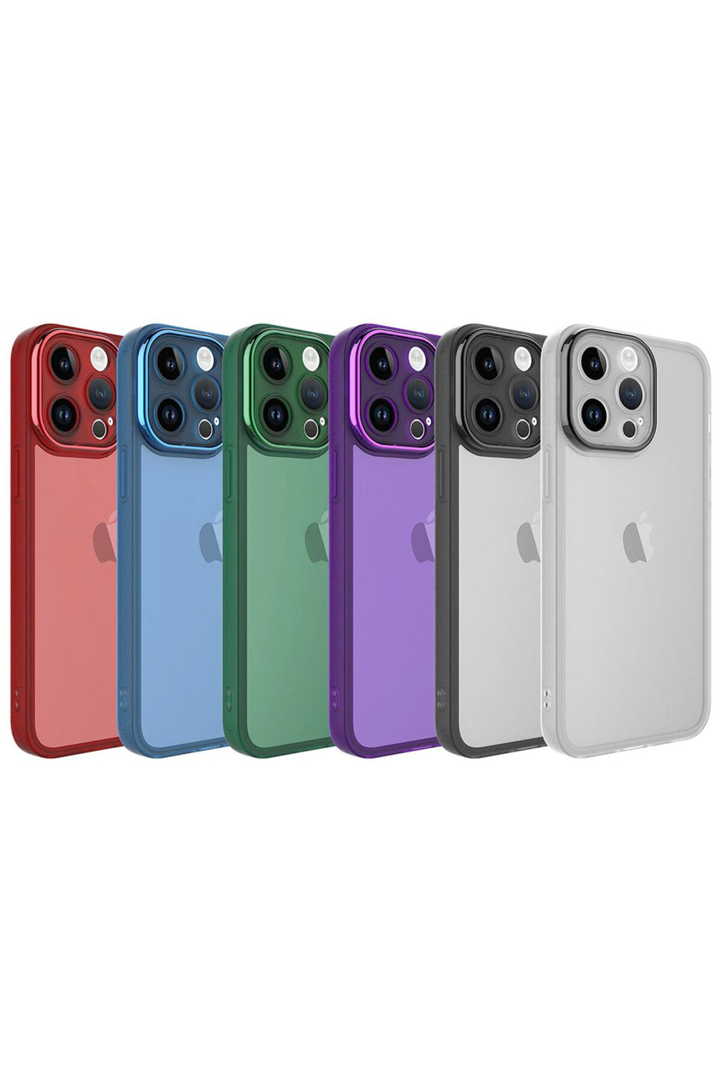 iPhone 14 Pro Uyumlu Kamera Korumalı Transparan Zore Post Kılıf-Siyah