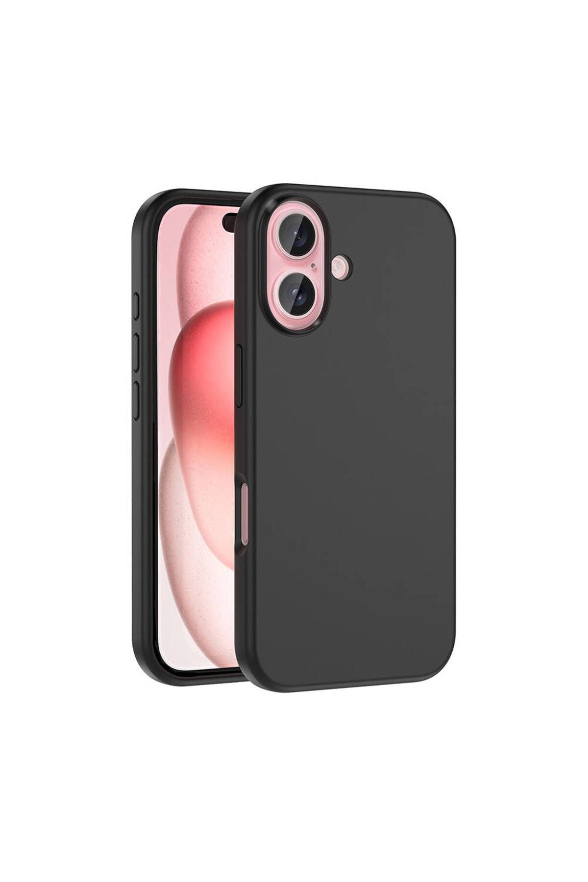 iPhone 16 Kılıf Magsafe Şarj Özellikli Sıvı Teknolojili Silinebilir Sert Zore Kivi Kapak-Natürel Tit