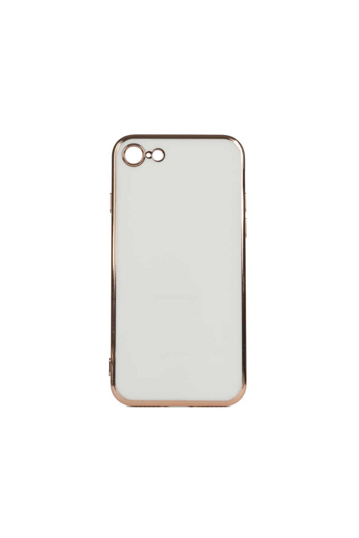 iPhone SE 2022 Uyumlu Zore Bark Kılıf-Beyaz