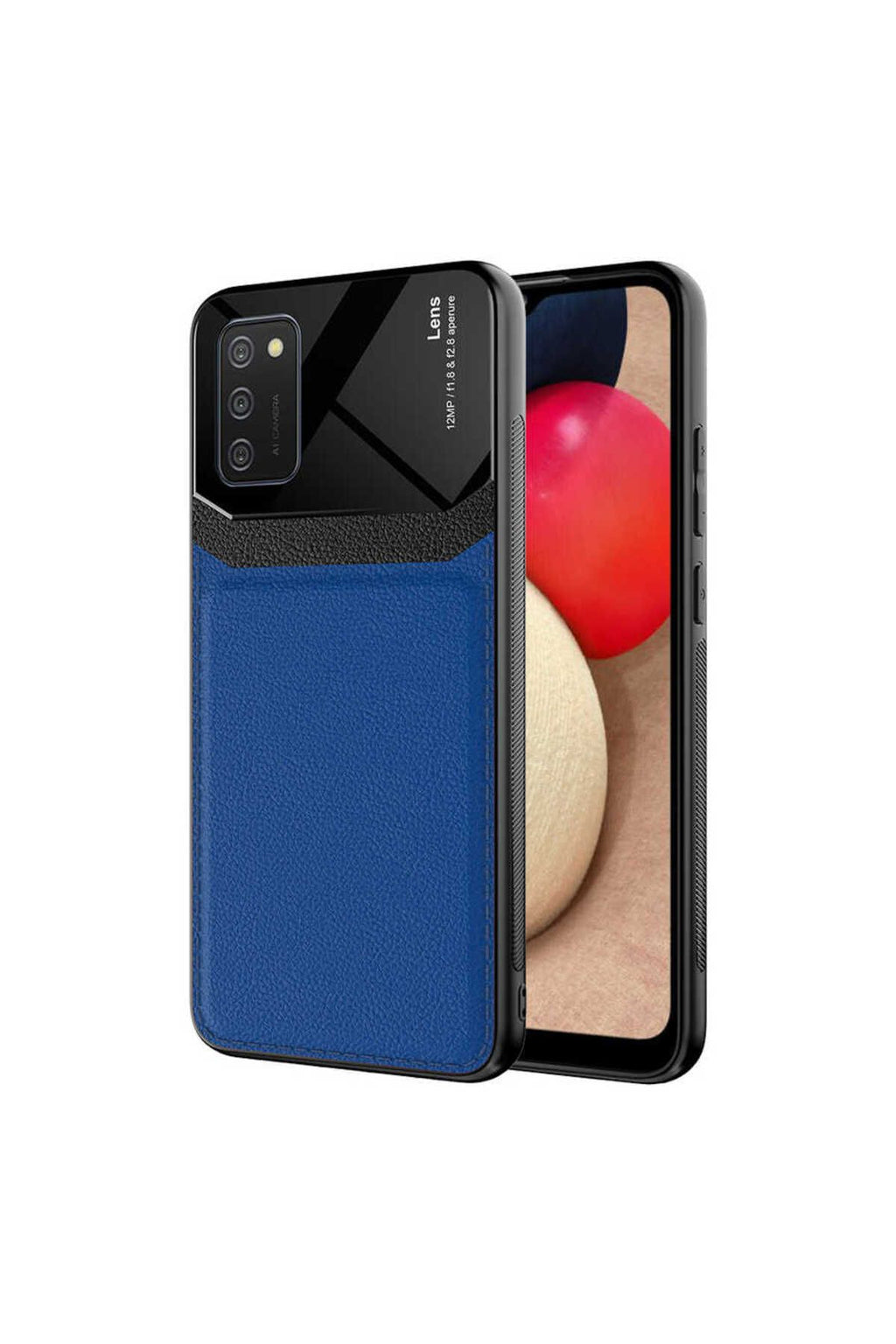 Galaxy A02S Kılıf Zore Emiks Kapak - Lacivert