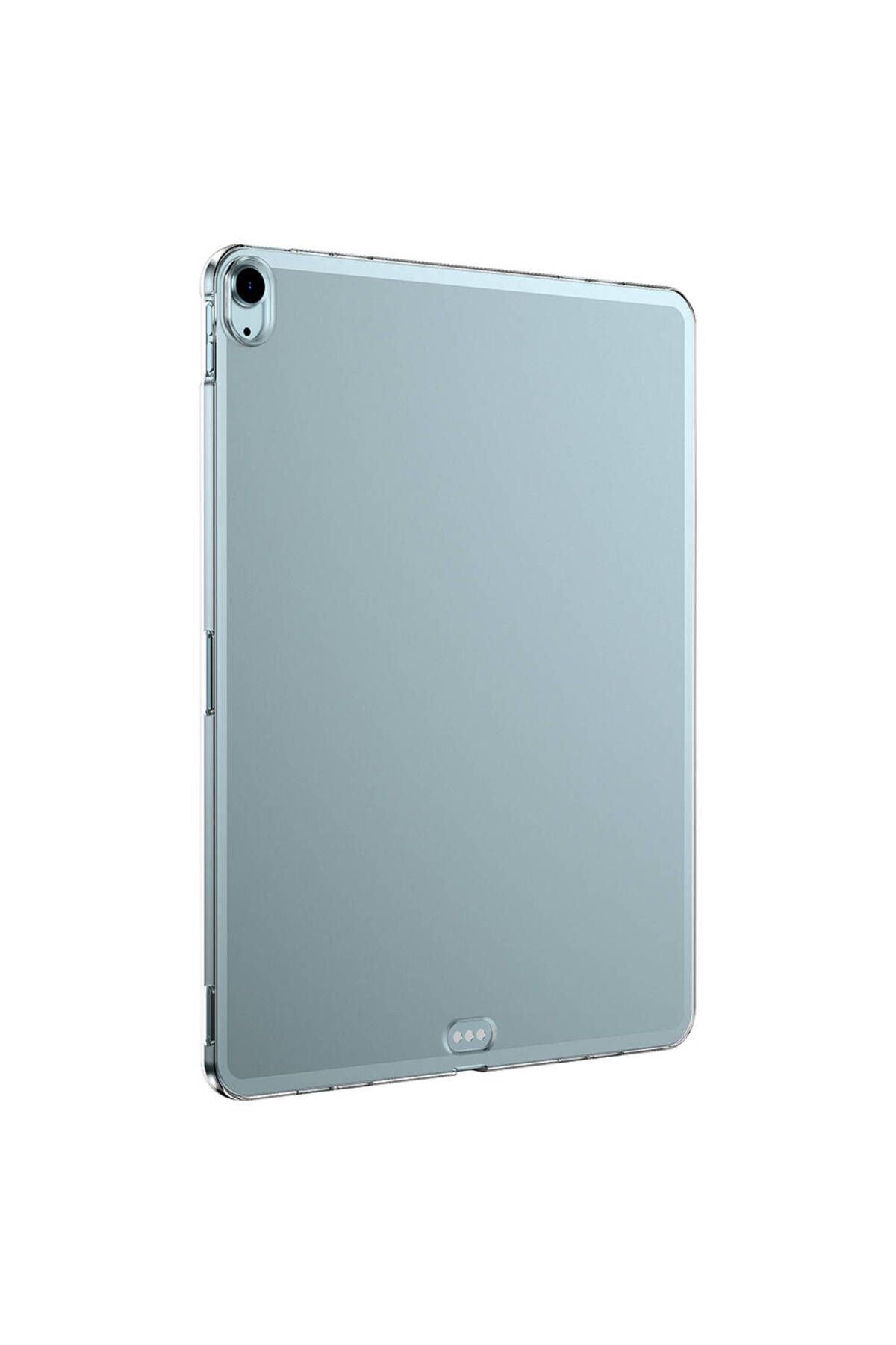 iPad Air 13 2024 Kılıf Zore Tablet Süper Silikon Kapak - Şeffaf