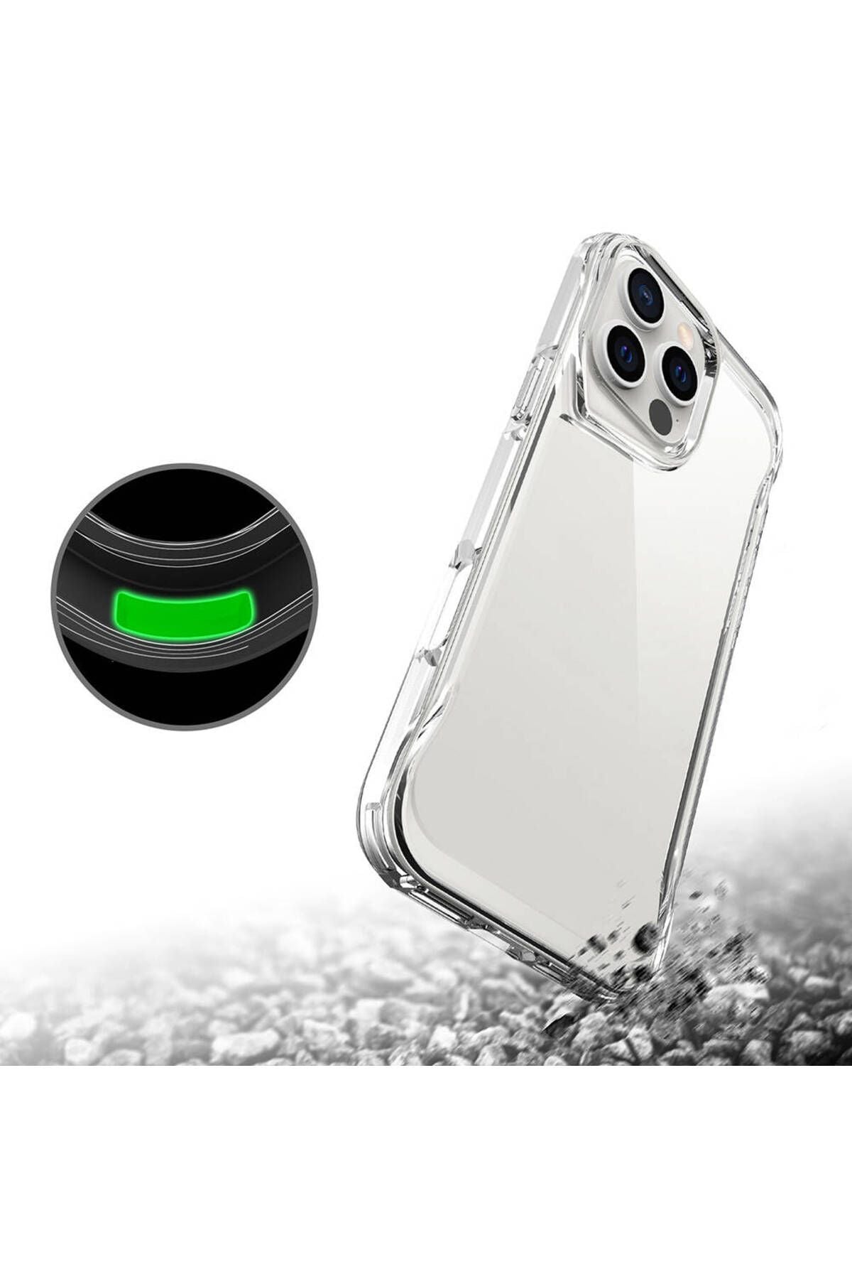 iPhone 16 Pro Kılıf Zore T-Max Kapak - Şeffaf