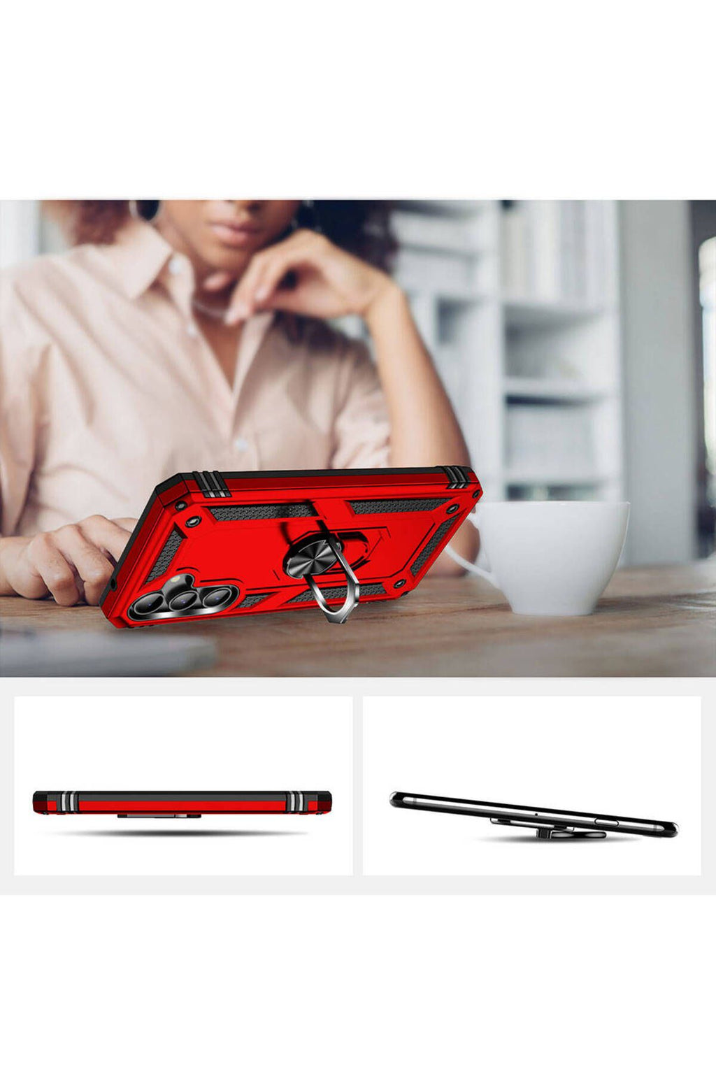 Galaxy S23 FE Uyumlu FRM Vega Kılıf-Mavi