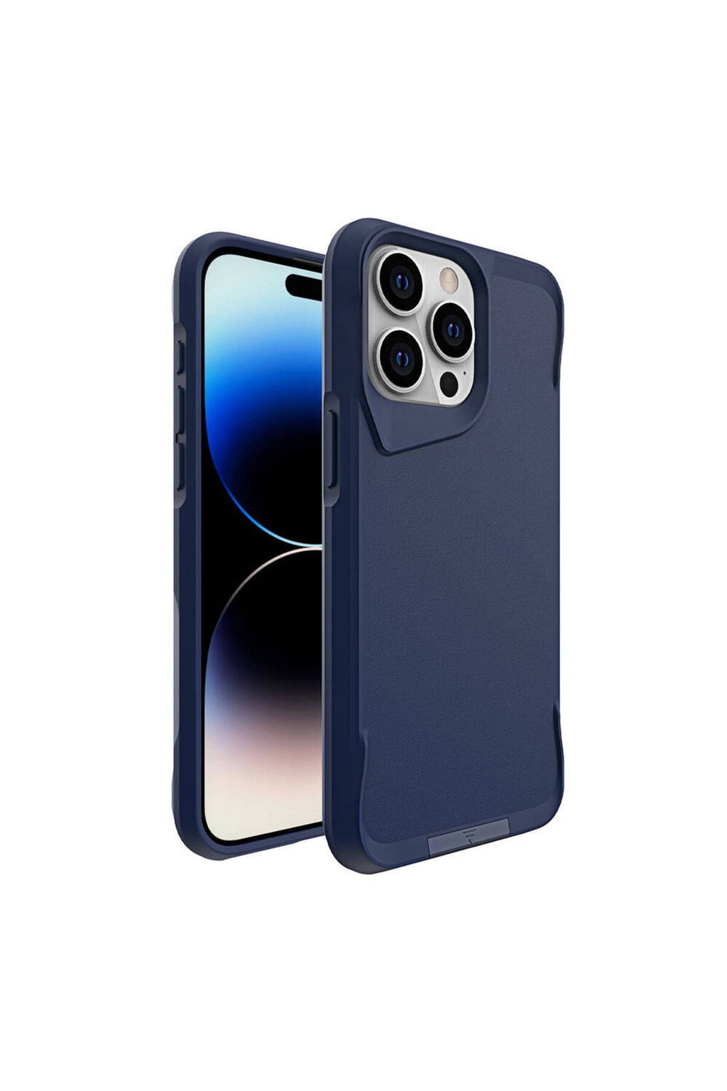 iPhone 15 Pro Uyumlu Zore AiHTTg Kenarlı T-Max Mat Standlı Kılıf-Gri