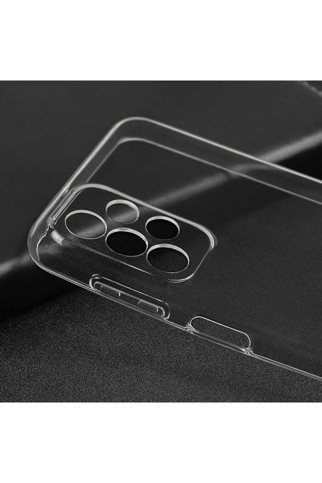 Galaxy A23 Kılıf Zore Süper Silikon Kapak - Renksiz