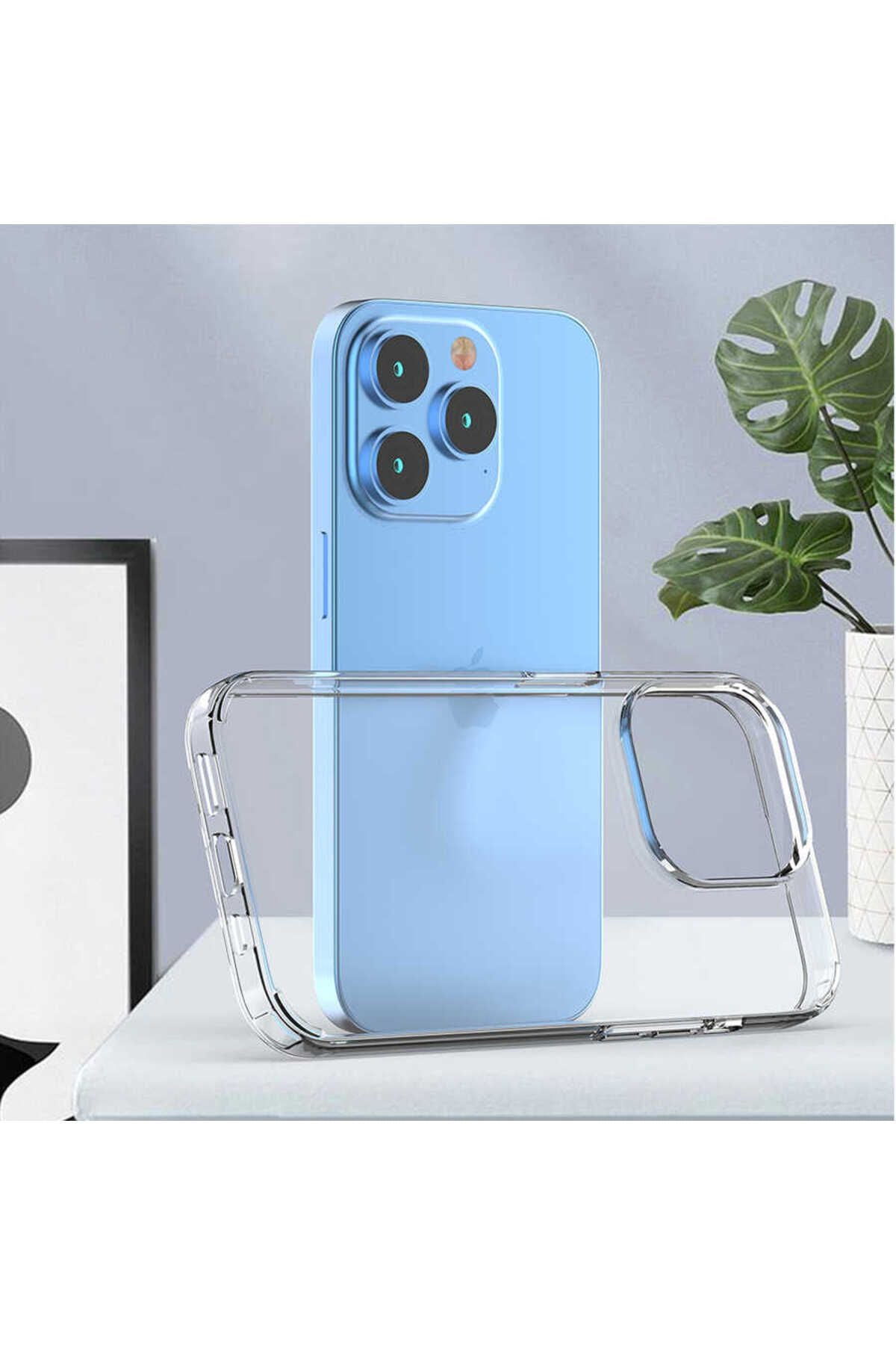 iPhone 14 Pro Uyumlu Zore Coss Kılıf-Renksiz