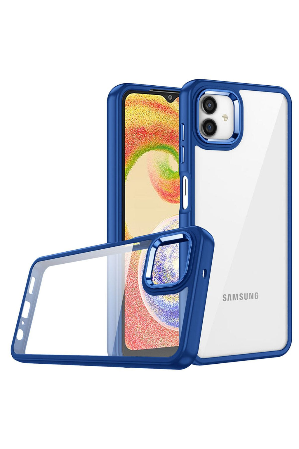 Galaxy A04 Kılıf Zore Flora Kapak - Siyah