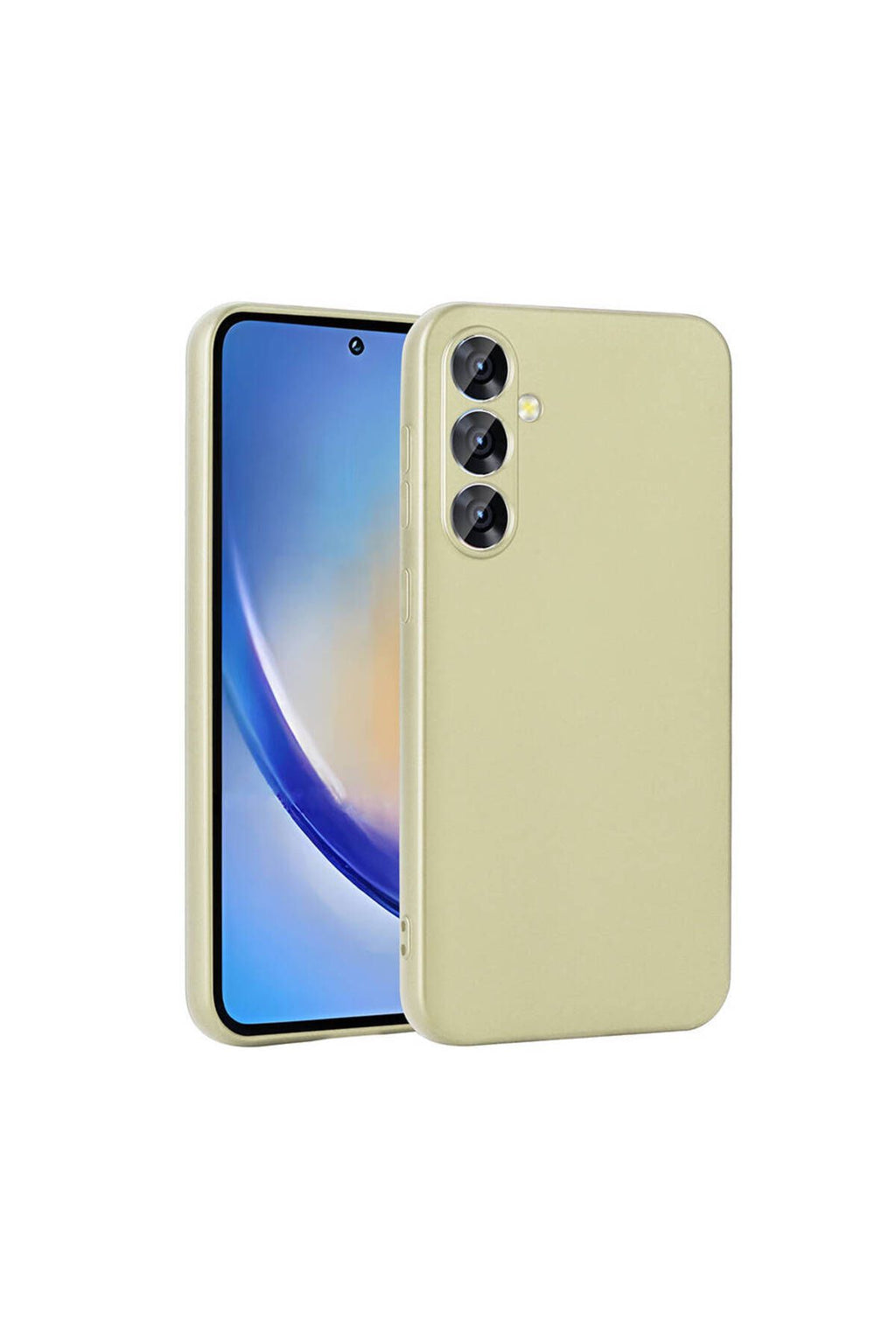 Galaxy A35 Kılıf Zore Premier Silikon Kapak - Rose Gold