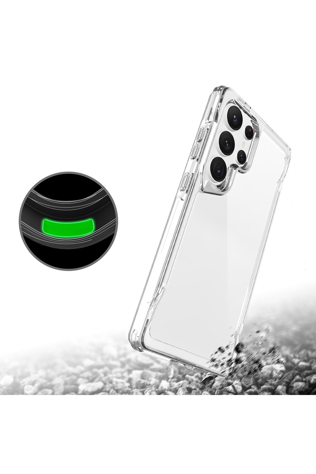 Galaxy S25 Ultra Kılıf WNX T-Max Kapak - Şeffaf