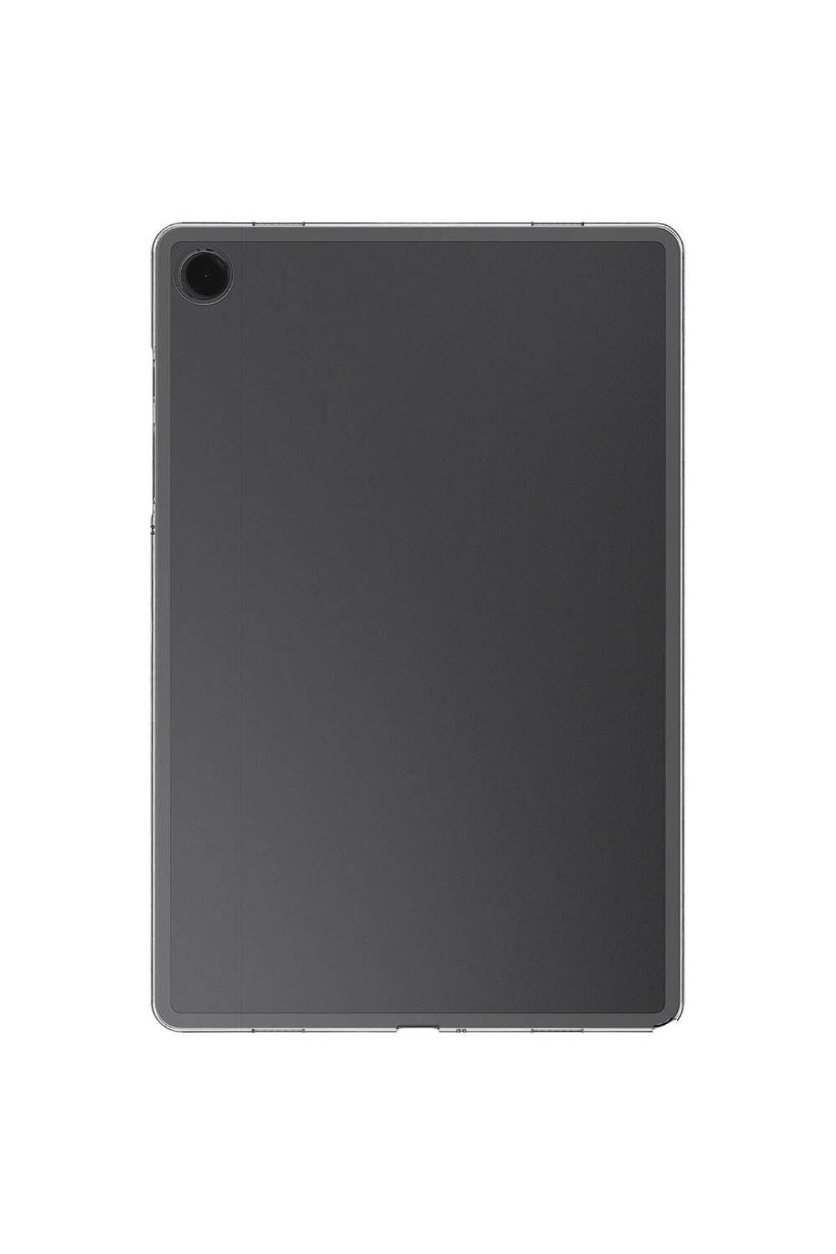 Galaxy Tab A9 Kılıf  Uyumlu Zore Tablet Süper Silikon Kapak-Renksiz