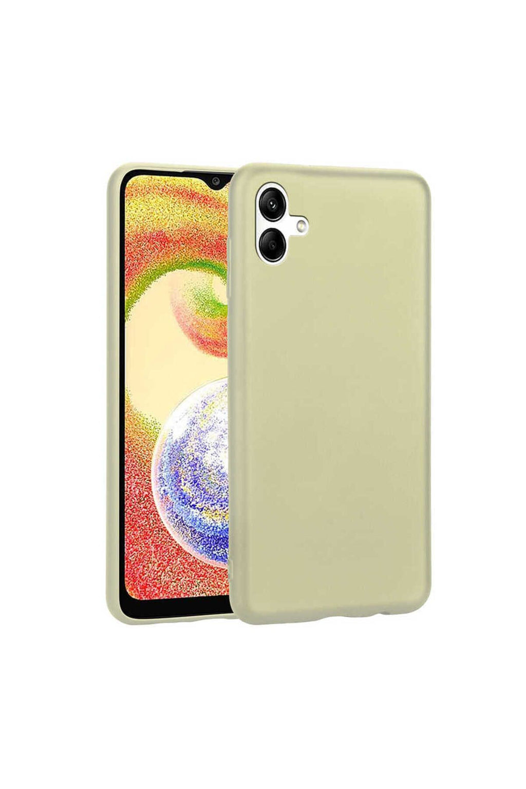 Galaxy A04 Kılıf Zore Premier Silikon Kapak - Gold