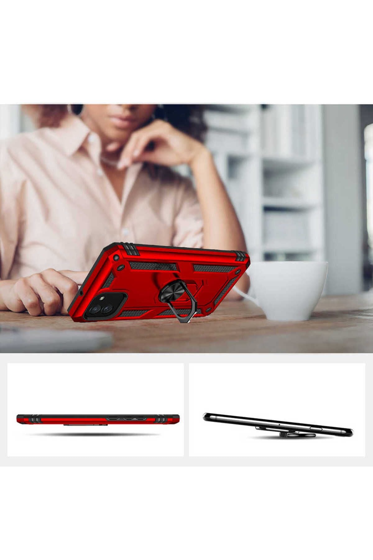 Galaxy A03 Kılıf Zore Vega Kapak - Gri