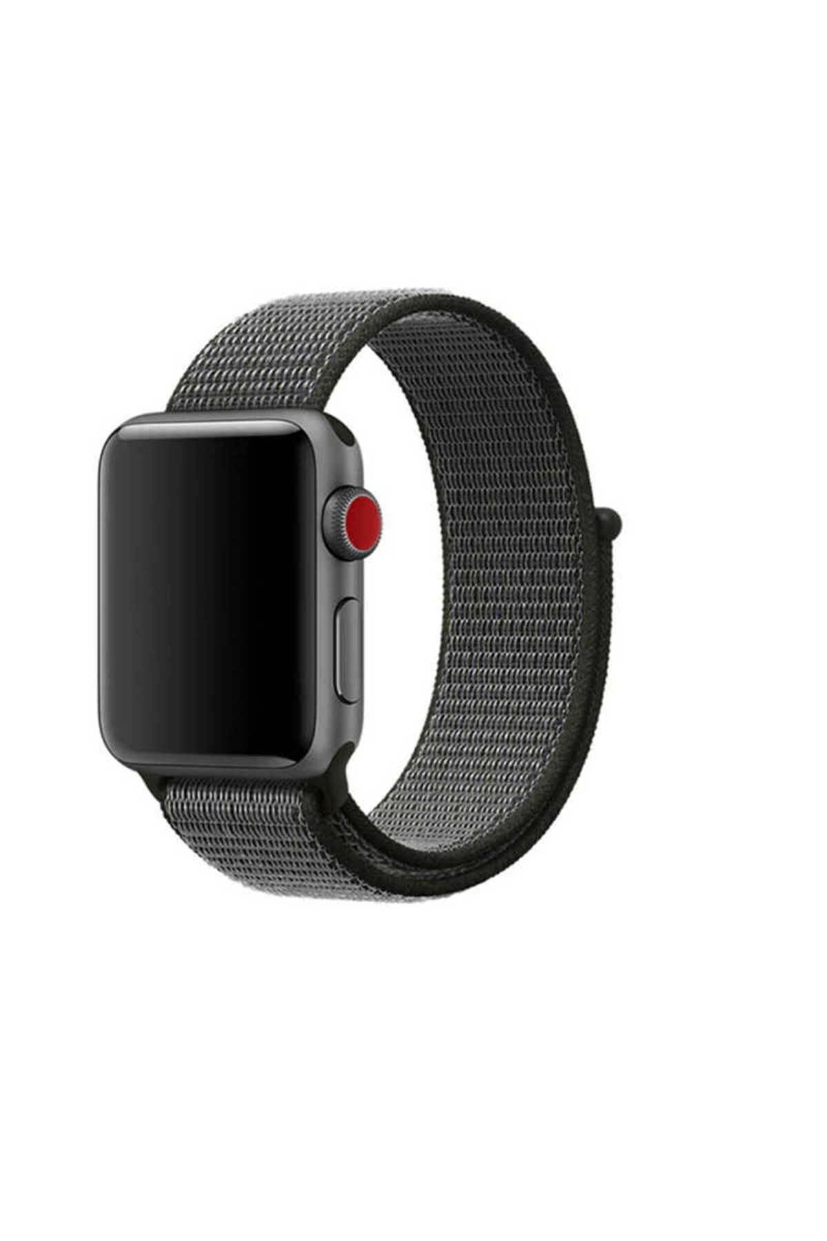 Watch Ultra 49mm Kordon Uyumlu KRD-03 Hasır Strap Kayış CLO- 24-Hisbicus
