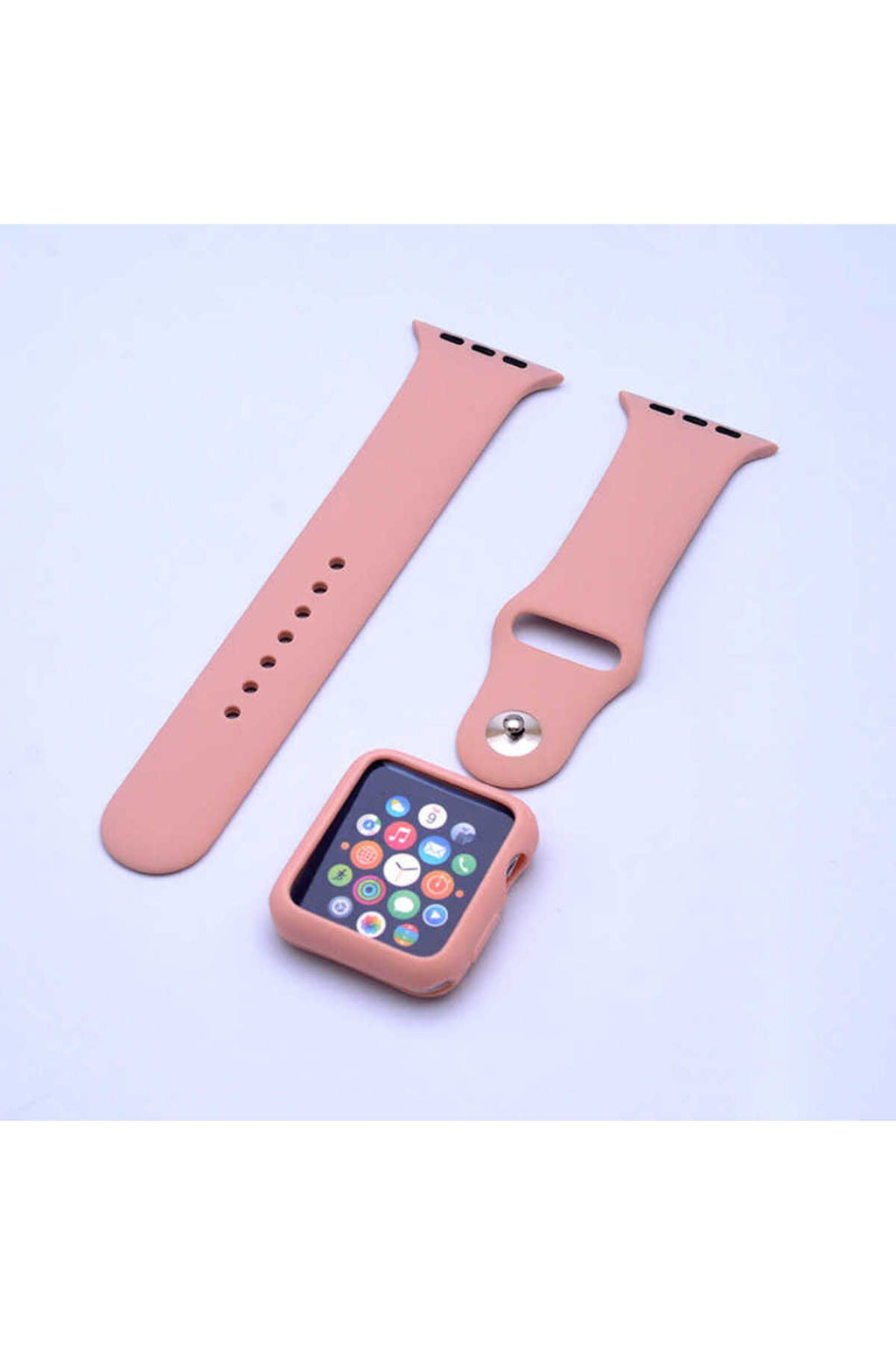 Watch 42mm Uyumlu 3 in 1 Klasik Zore Kordon-Pembe