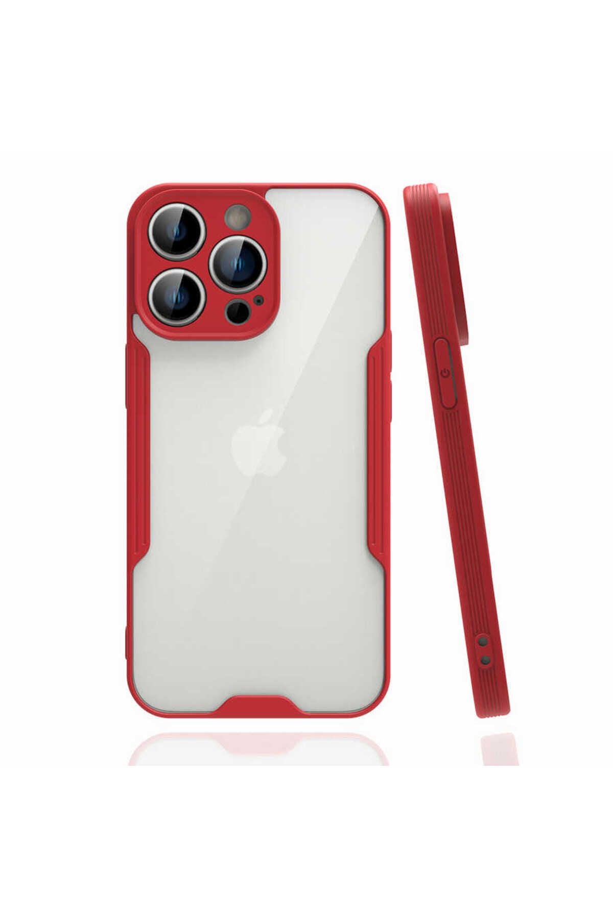 iPhone 14 Pro Max Uyumlu Zore Parfe Kılıf-Kırmızı