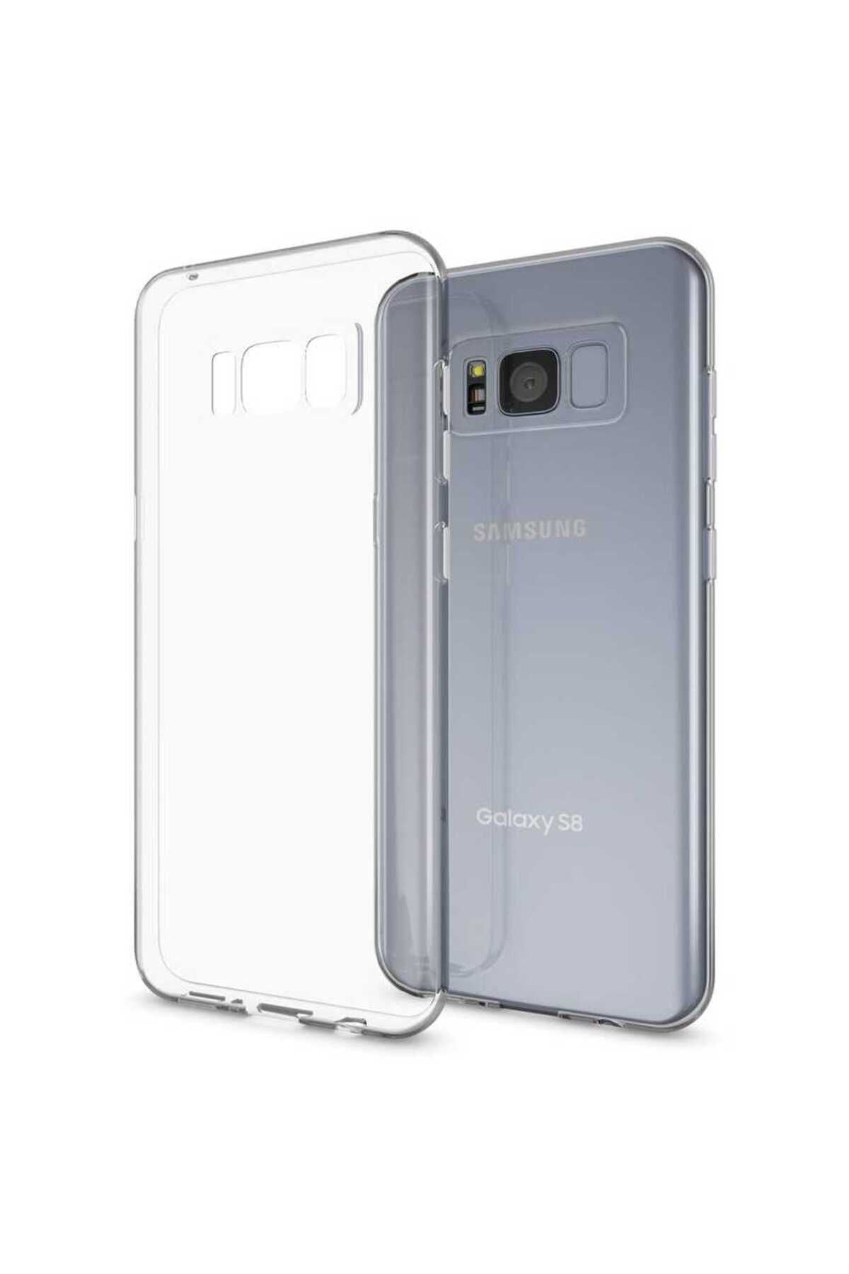 Galaxy S8 Plus Kılıf Zore Süper Silikon Kapak - Renksiz