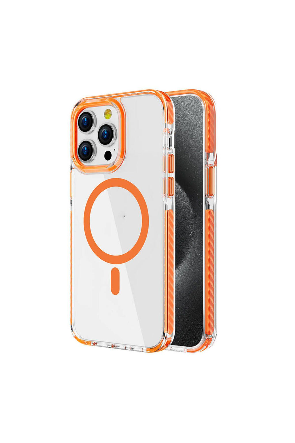 iPhone 15 Pro Kılıf Magsafe Şarj Özellikli Airbagli Takılabilir Askı Aparatlı Zore Nana Kapak - Turu