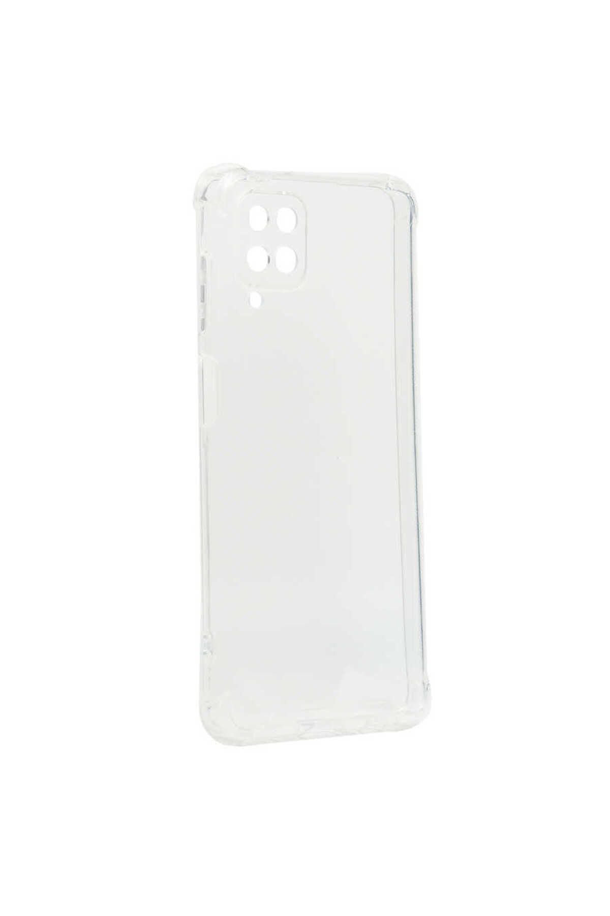 Galaxy A12 Kılıf RNTC Kamera Korumalı Nitro Anti Shock Silikon - Renksiz