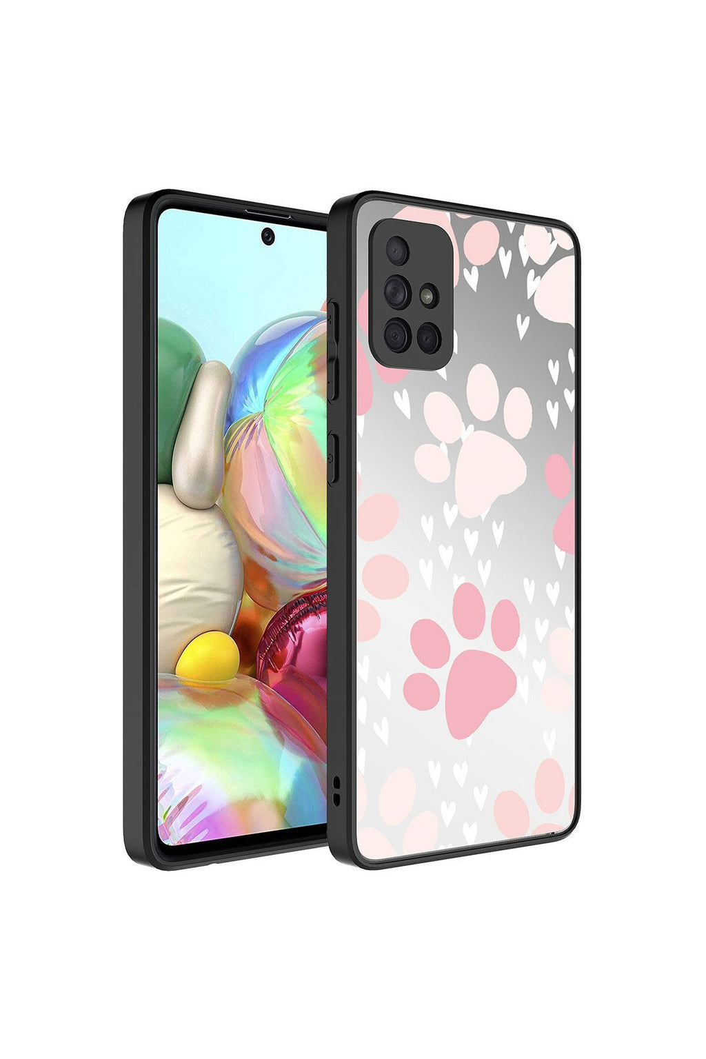 Galaxy A71 Kılıf Aynalı Desenli Kamera Korumalı Parlak Zore Mirror Kapak - Süper Anne