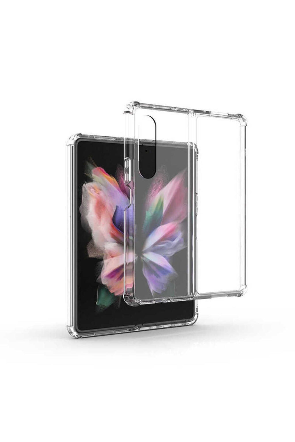 Galaxy Z Fold 4 Uyumlu Zore Nitro Anti Shock Silikon-Renksiz