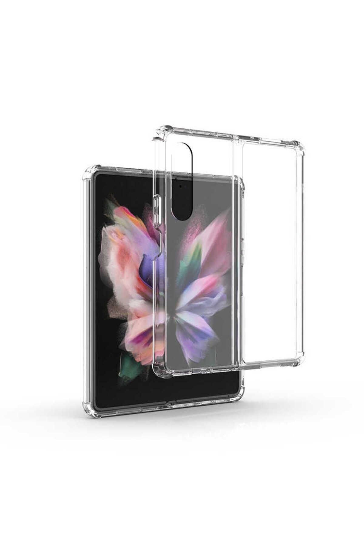 Galaxy Z Fold 4 Uyumlu Zore Nitro Anti Shock Silikon-Renksiz