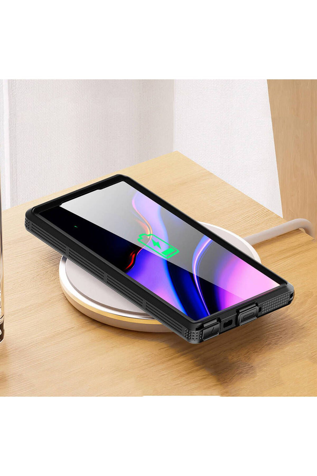 Galaxy S24 Ultra Kılıf Magsafe Şarj Özellikli 1-1 Su Geçirmez Kılıf - Siyah