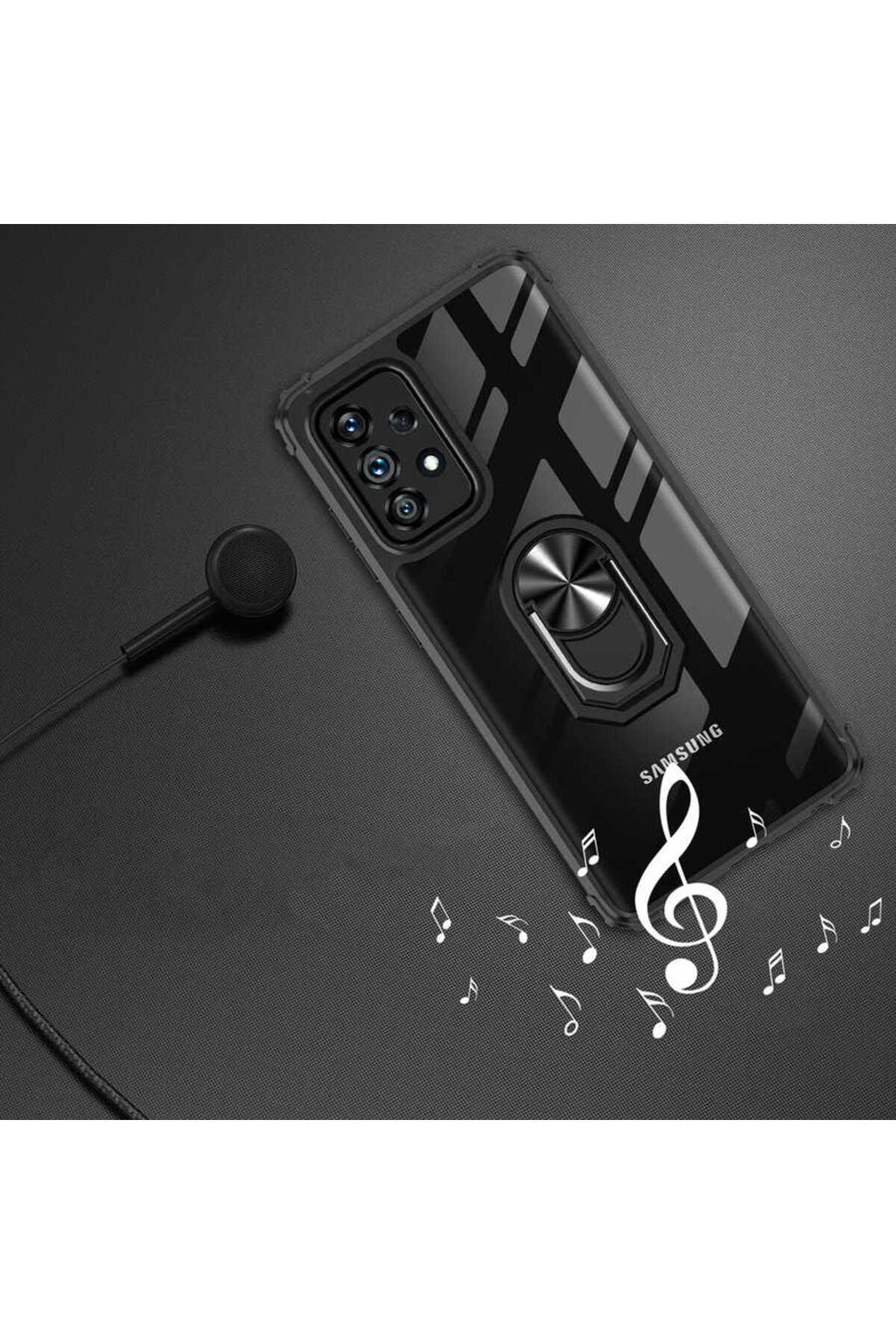 Galaxy A32 4G Kılıf Zore Mola Kapak - Siyah