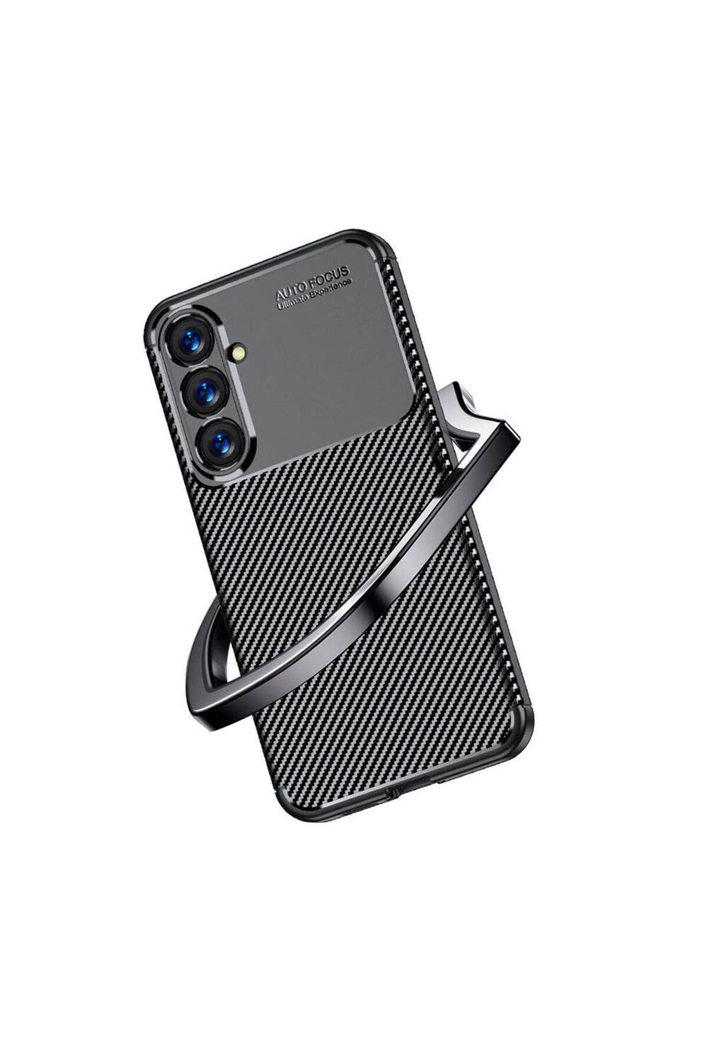 Galaxy S23 FE Uyumlu CSM Zore Negro Silikon Kılıf-Siyah