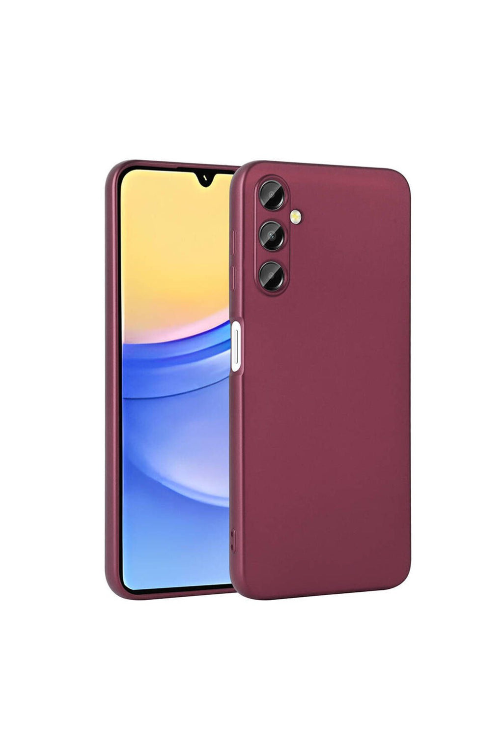 Galaxy A15 Kılıf Zore Premier Silikon Kapak - Mürdüm