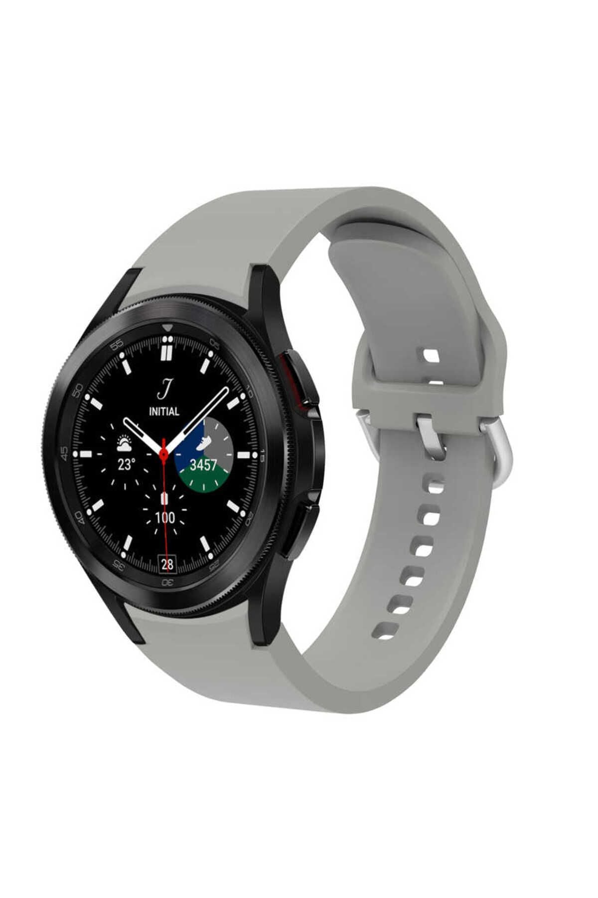 Galaxy Watch 4 Classic 46mm KRD-50 Uyumlu Zore Kordon-Mürdüm
