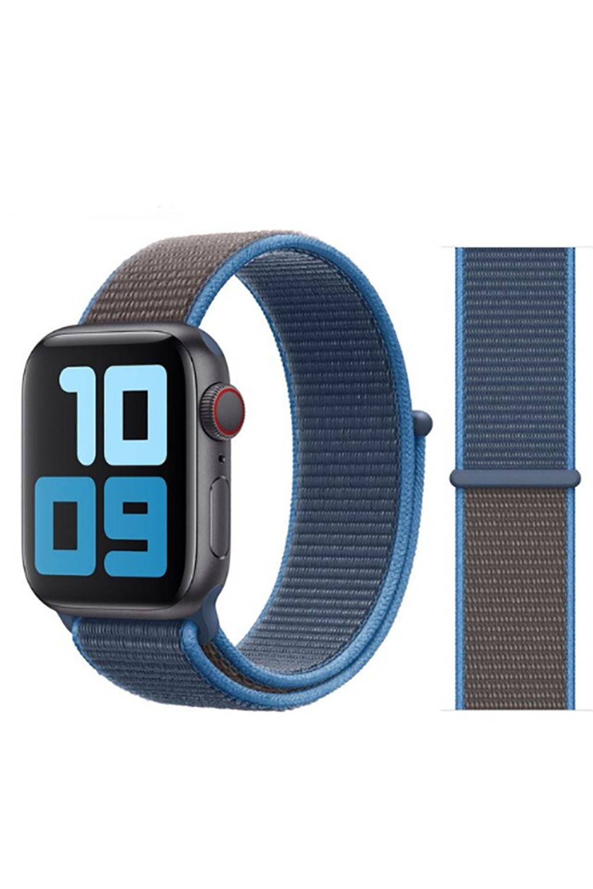 Watch Ultra 49mm Kordon Uyumlu KRD-03 Hasır Strap Kayış CLO- 24-Hisbicus