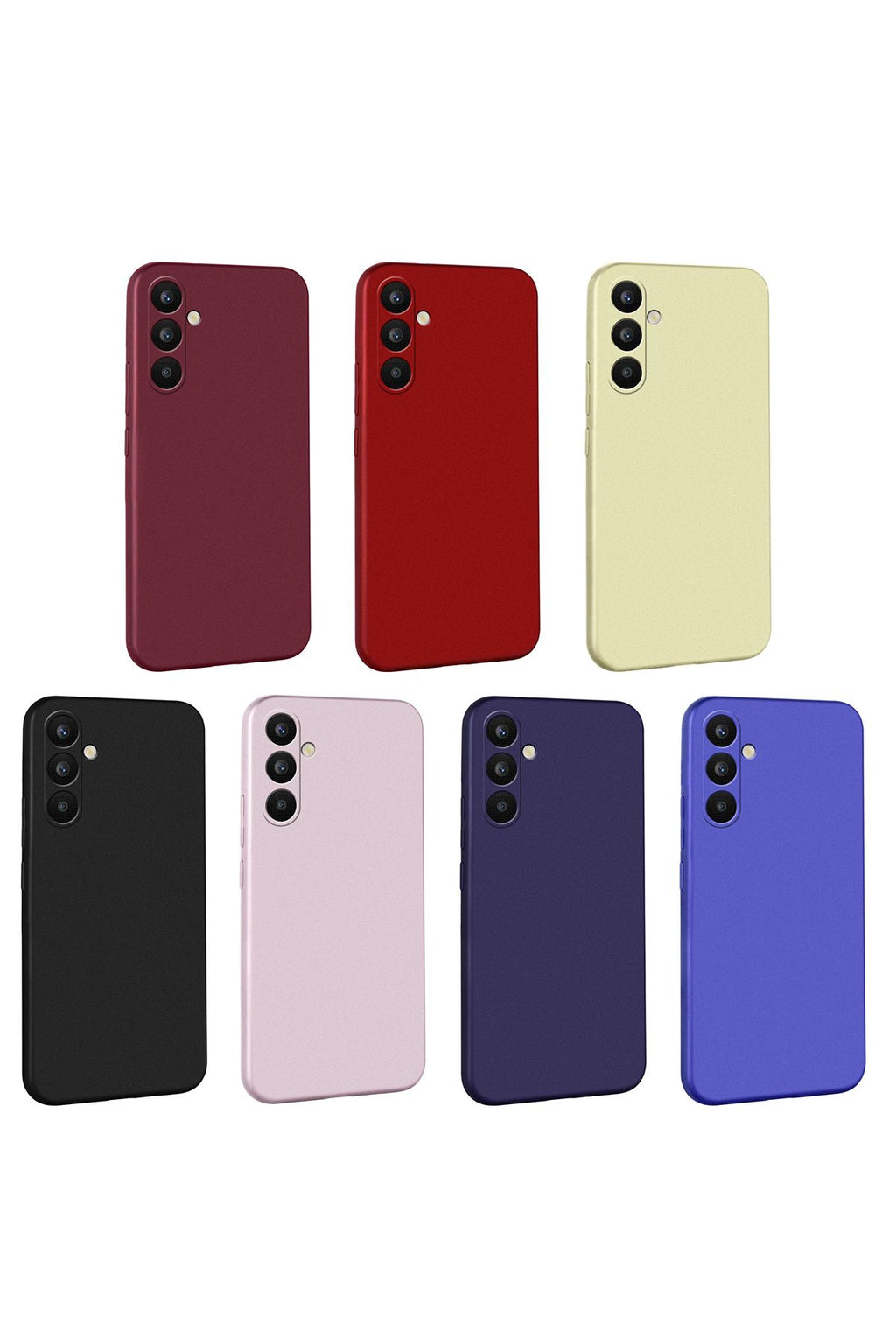 Galaxy A34 Kılıf Zore Premier Silikon Kapak - Gold