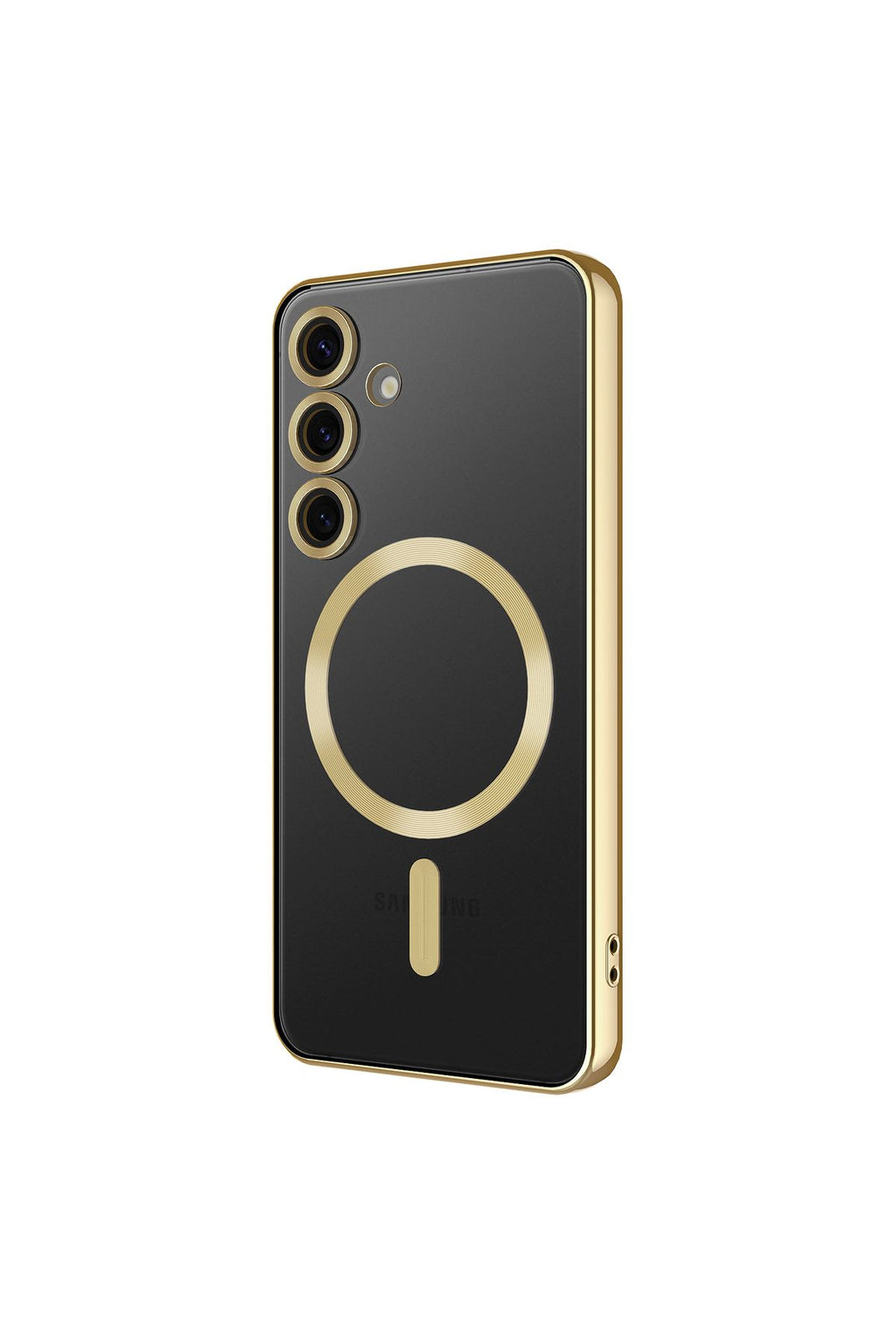 Galaxy S24 FE Uyumlu   Kılıf Kamera Korumalı  Wireless Şarj Özellikli Demre Kapak - Sierra Mavi