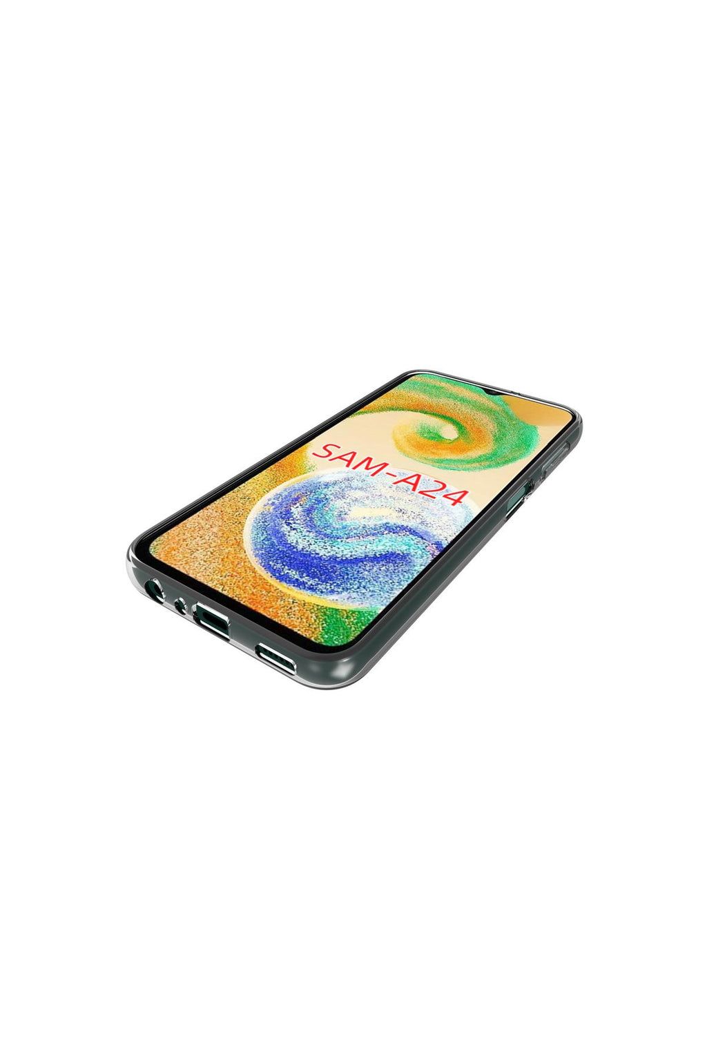 Galaxy A24 Kılıf WNX Süper Silikon Kapak - Renksiz