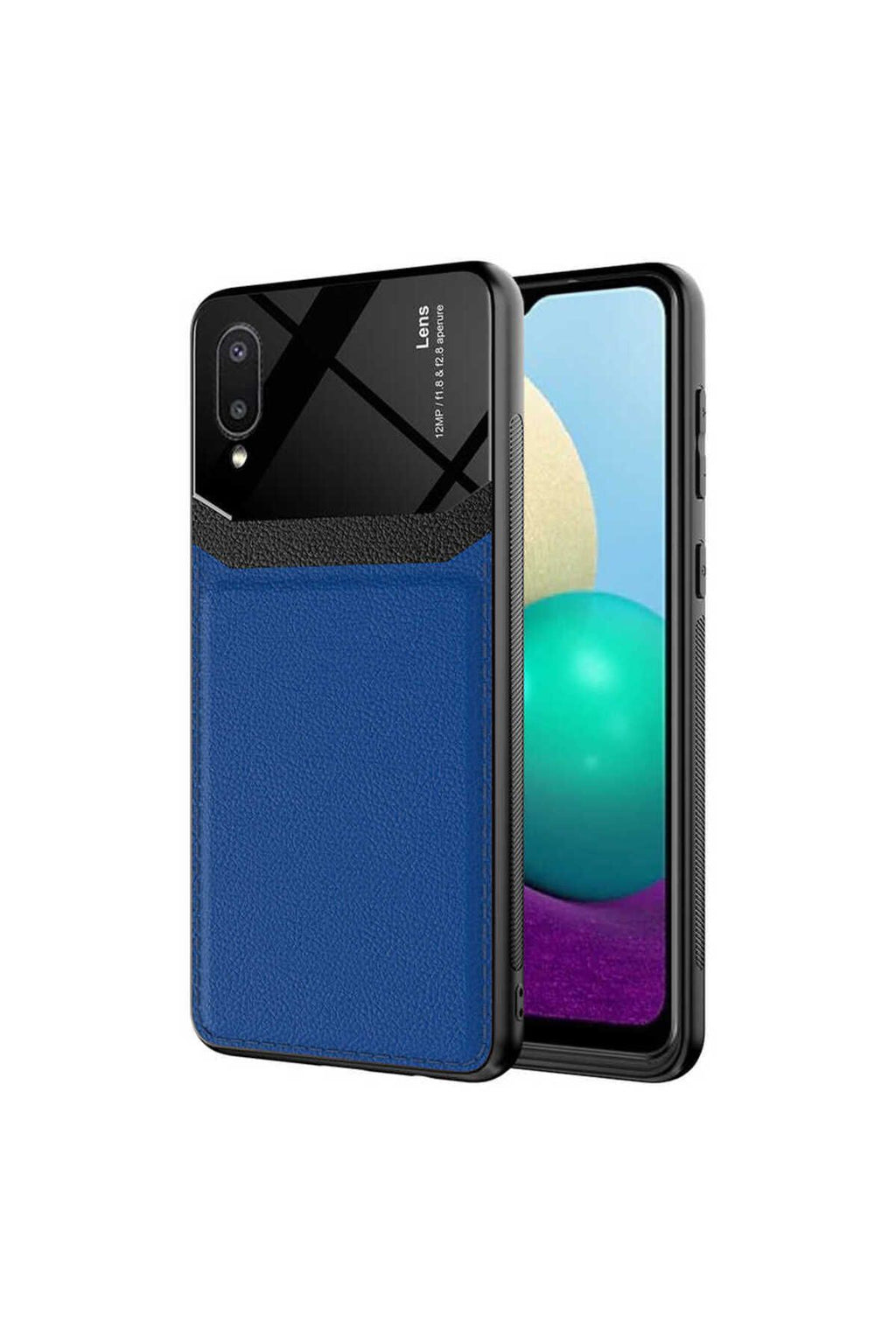 Galaxy A02 Kılıf Zore Emiks Kapak - Lacivert