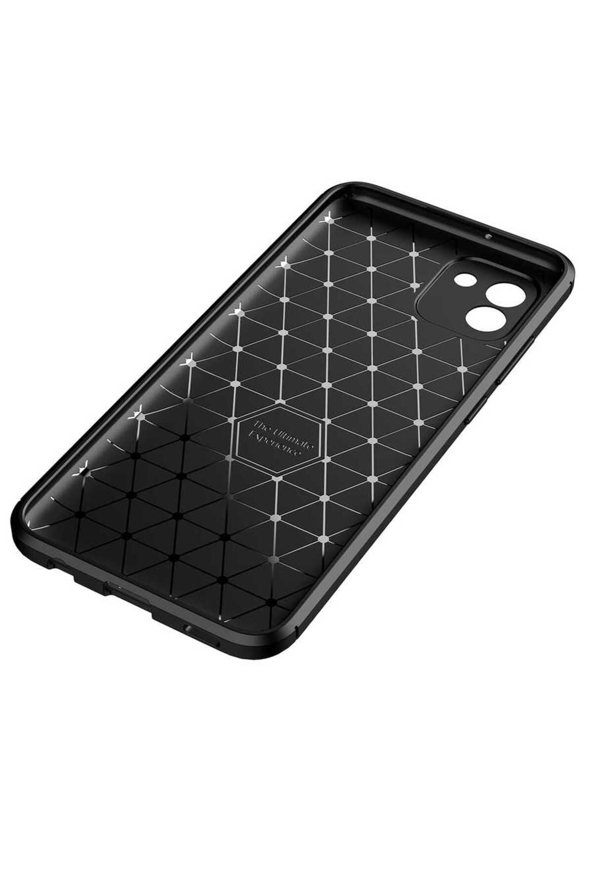 Galaxy A03 Kılıf Zore Negro Silikon Kapak - Siyah