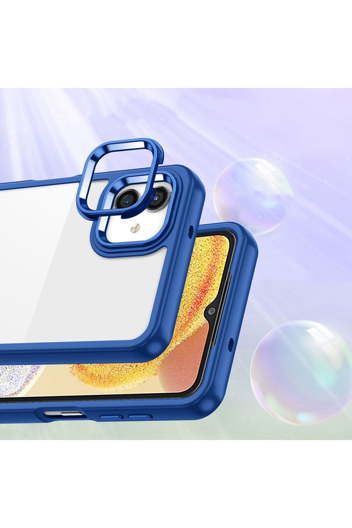 Galaxy A04 Kılıf Zore Flora Kapak - Siyah