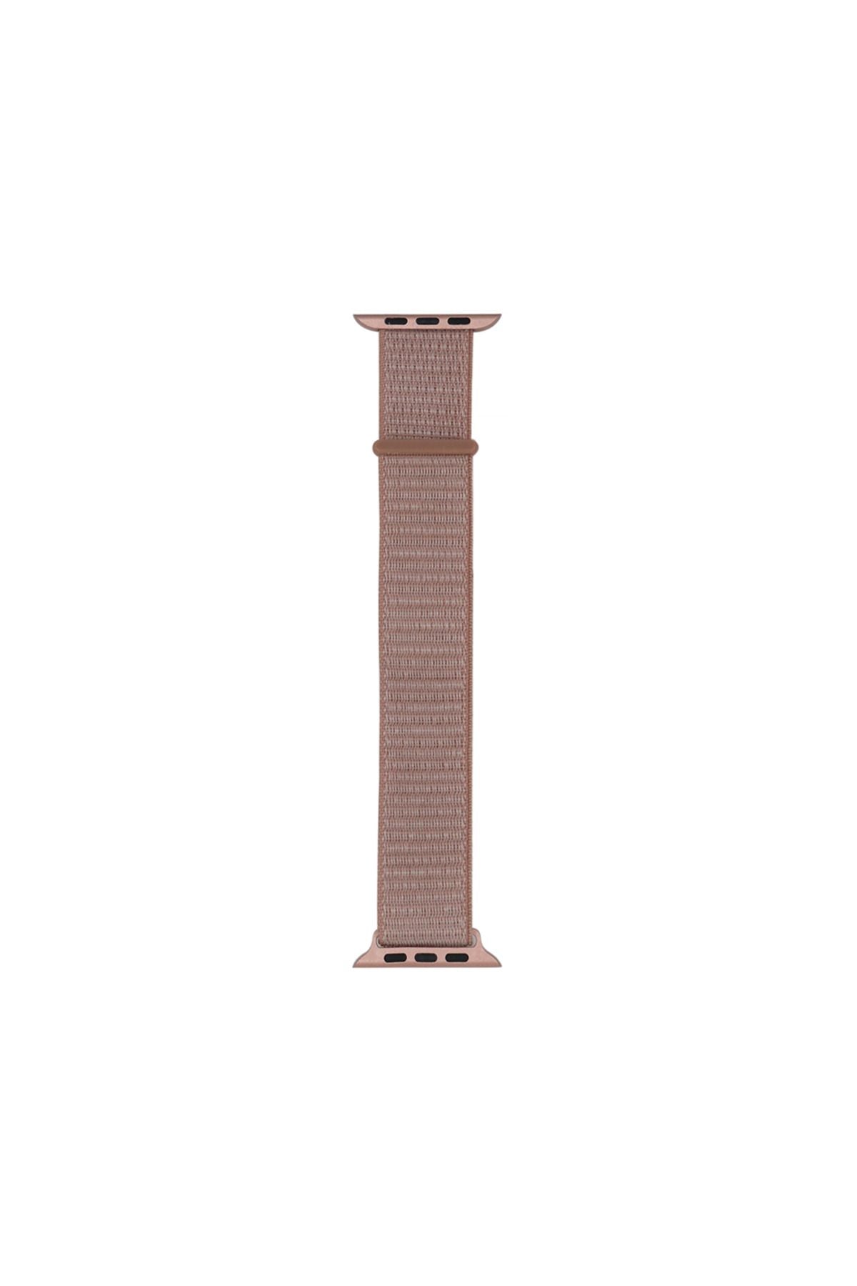 Watch uyumlu 40mm Kordon Band-03 Serisi Hasır Strap Kayış-Sea Salt