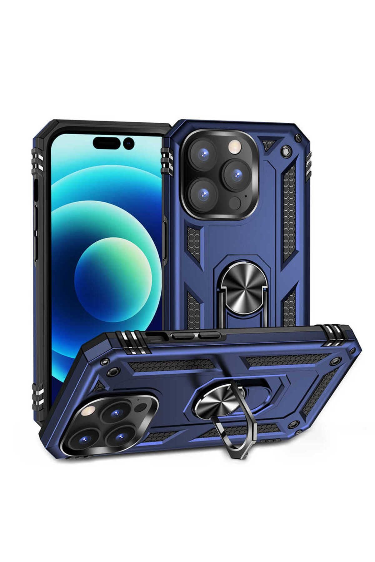 iPhone 14 Pro Uyumlu Zore Vega Kılıf-Siyah