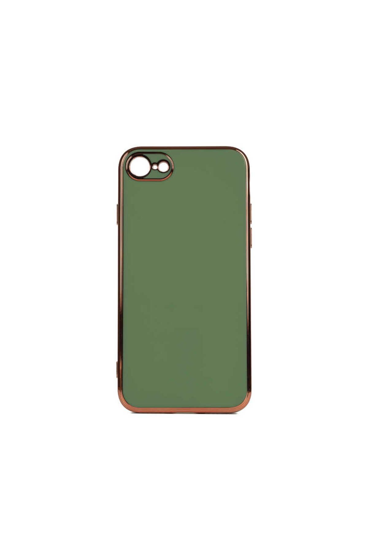iPhone SE 2022 Uyumlu Zore Bark Kılıf-Rose Gold